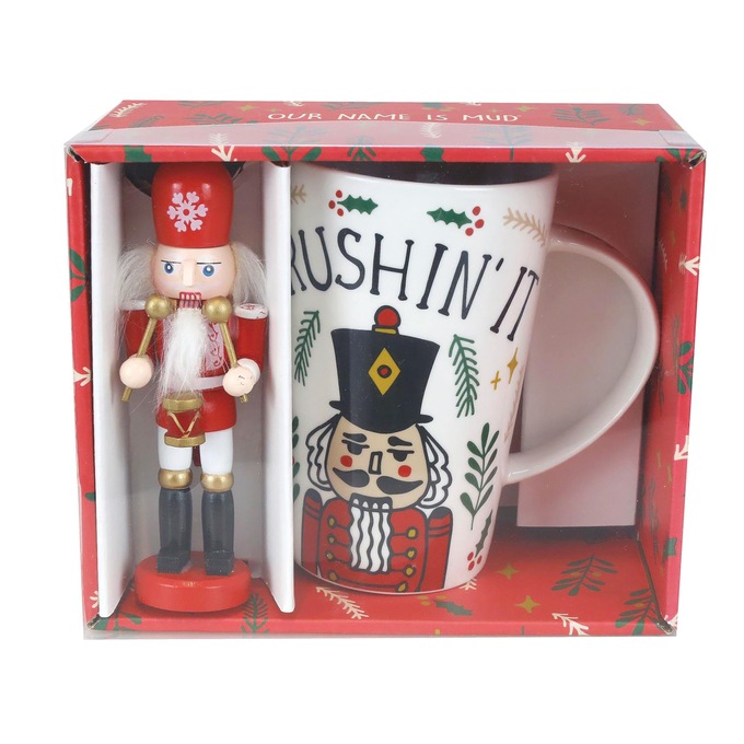 Nutcracker Mug & Ornament Gift Set, Multi, large