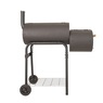 Fire Sense 43-inch Offset Charcoal Grill, , large