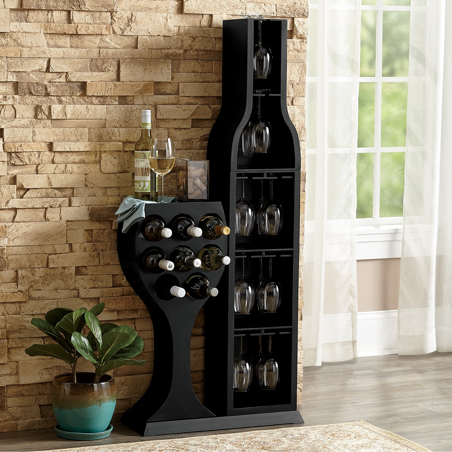 Penny farthing wine best sale rack