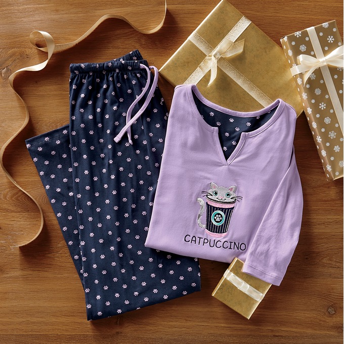 Catpuccino PJ Set, , large