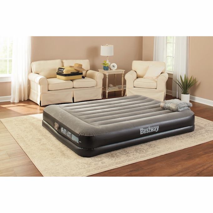 Bestway Tritech 14" Air Mattress with Built-In Pump, , large