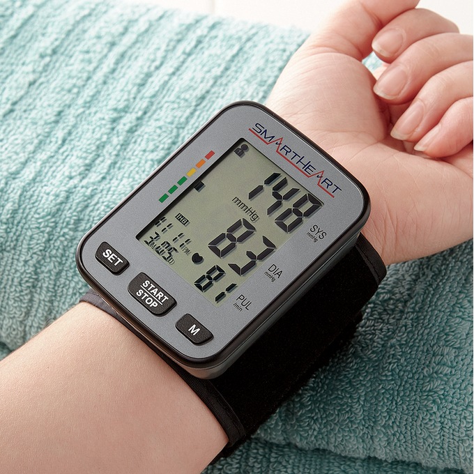 SmartHeart Automatic Digital Wrist Blood Pressure Monitor