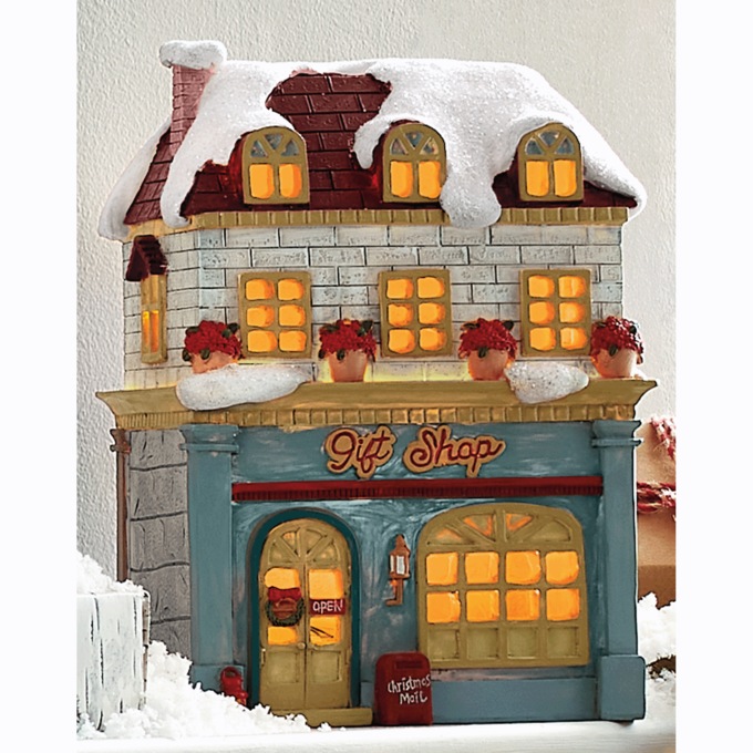 Lit Christmas Town, , large