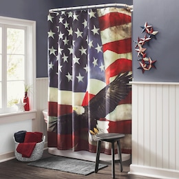 Eagle Shower Curtain, , large