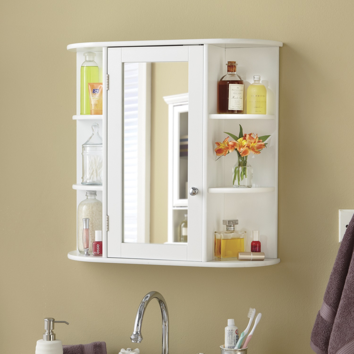 mirrored wall cabinet | ginny's