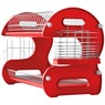 Space-Saving 2-Tier Dish Drying Rack with Utensil Holder, Delicious Red, large