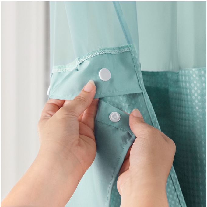 Shower Curtain With Snap On Liner Ginny S