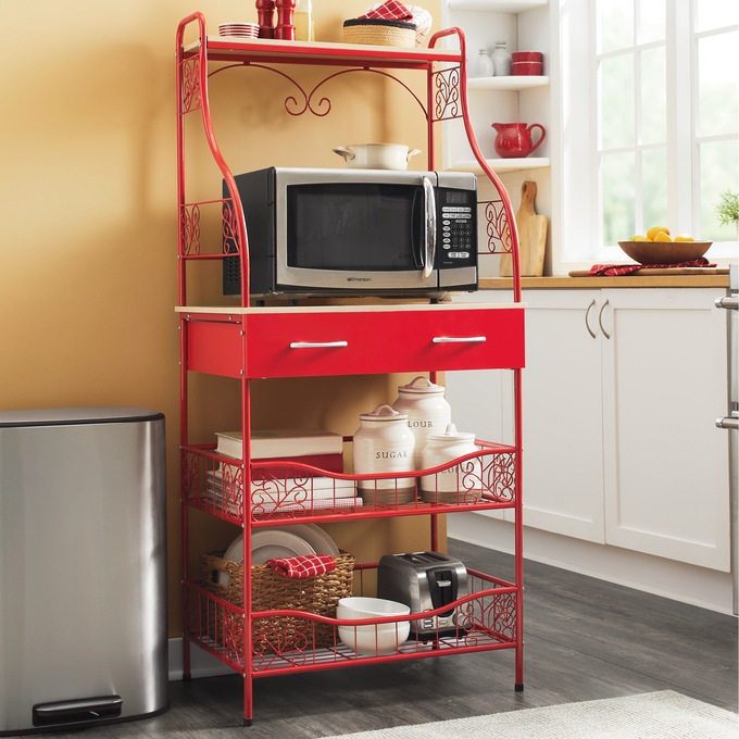 Scroll Microwave Stand, , large