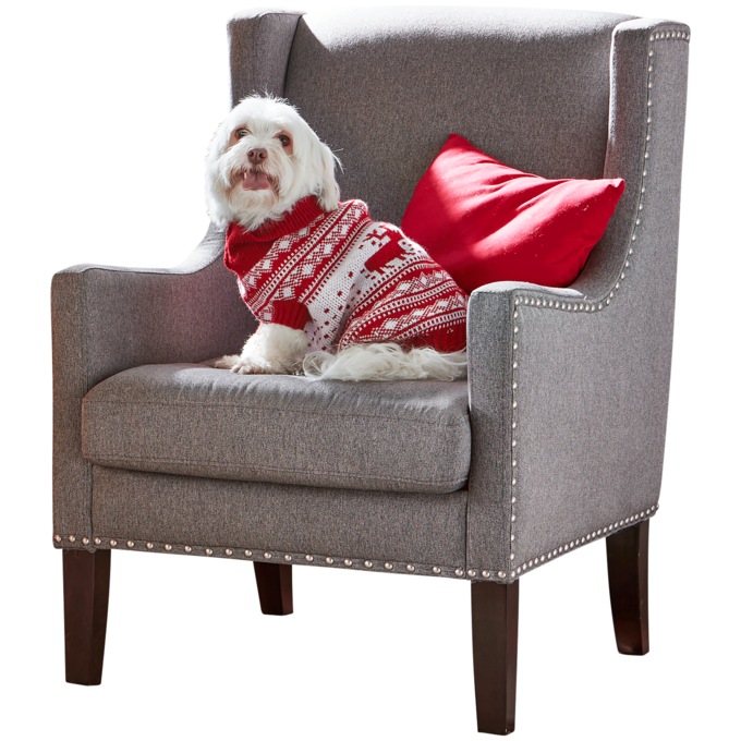 Fair Isle Knit Pet Sweater, , large