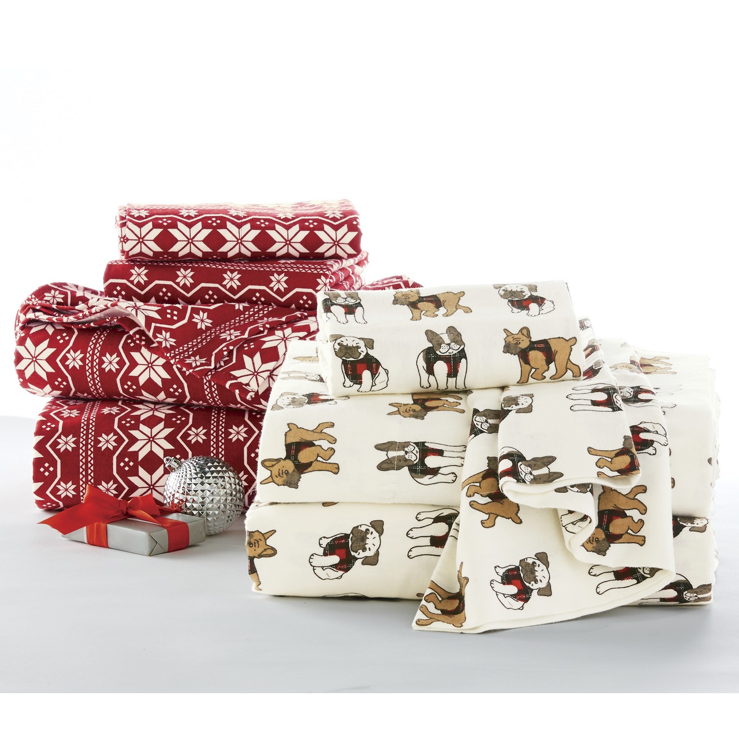 Holiday Cotton Flannel Sheet Set Ginny's