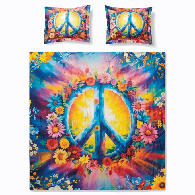 Peace Comforter Set, , large