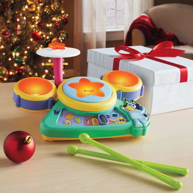 Bluey Hooray Drum Set, , large