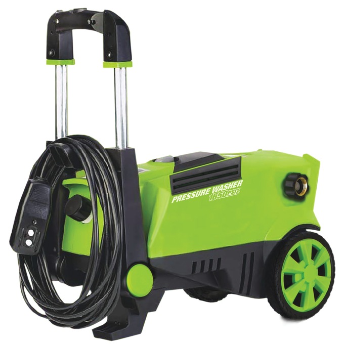 Earthwise 1650 PSI Corded Pressure Washer, Green, large