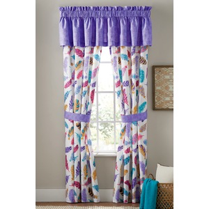 Colorful Feathers Panel Pair, , large