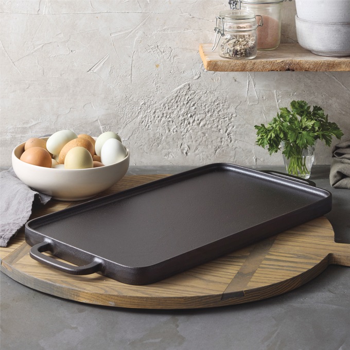 Bobby Flay by GreenPan Reversible Cast Iron Grill/Griddle Pan, , large