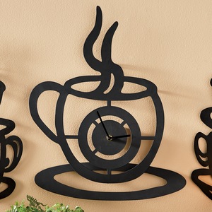 Coffee Cup Wall Clock, , large