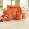16-Piece Solid Square Dinnerware Set, , large