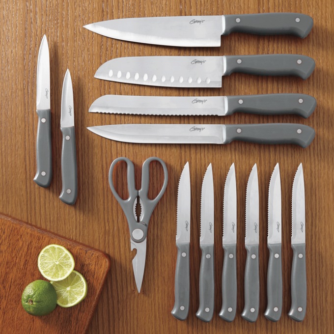 Ginny's 14-Piece Cutlery Set with Sharpener, , large