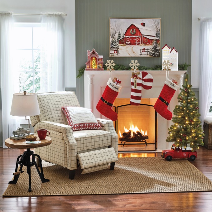 4-Foot Pre-Lit Tree in Red Metal Truck, Multi, large