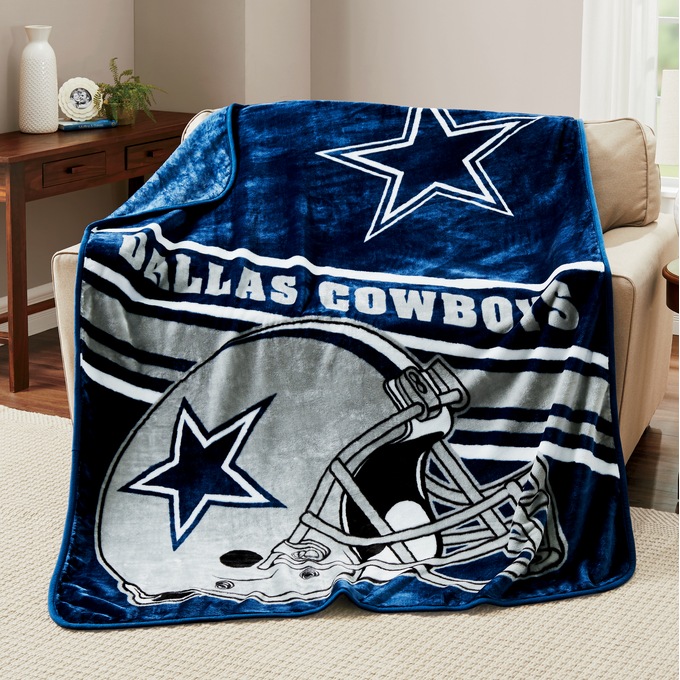 Nfl Slant Plush Throw Ginny S