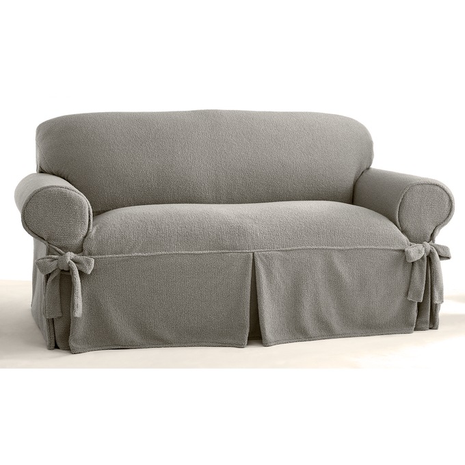 Boucle Slipcovers and Pillow Cover, , large