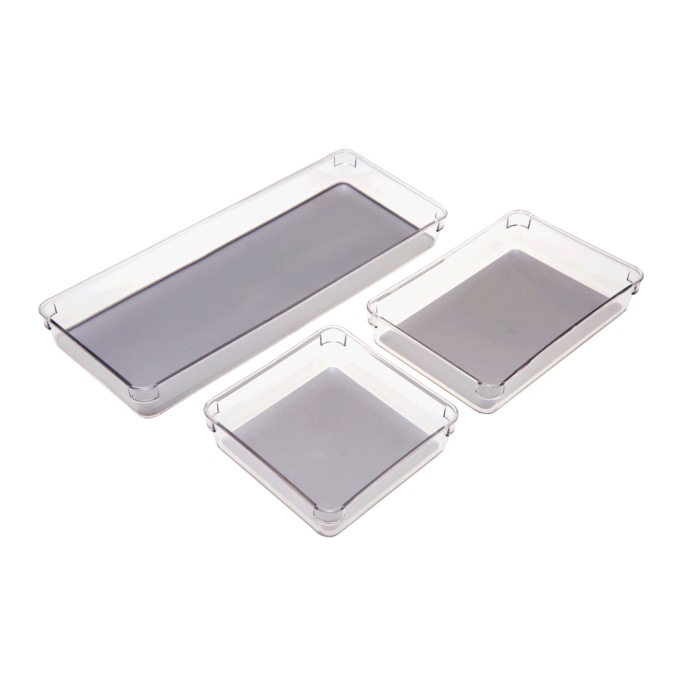 Simplify 3-Pack Multipurpose Drawer Organizers, , large