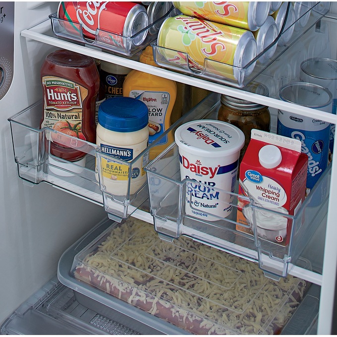 Set of 2 Refrigerator Storage Bins, , large