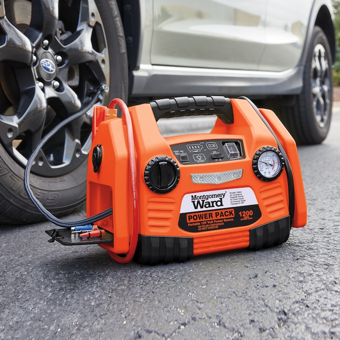 Montgomery Ward 7-in-1 Power Station, Orange, large