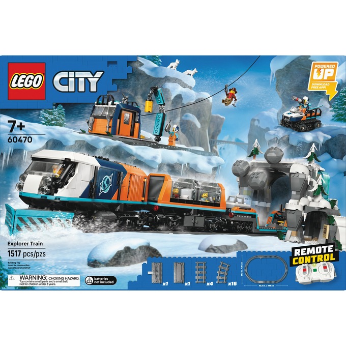 LEGO City Explorers' Arctic Polar Express Train, , large