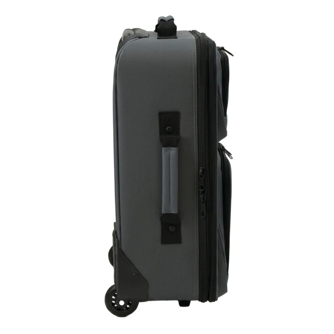 Montgomery Ward Personalized 3-Piece Soft-Sided Carry-On Set, Graphite, large