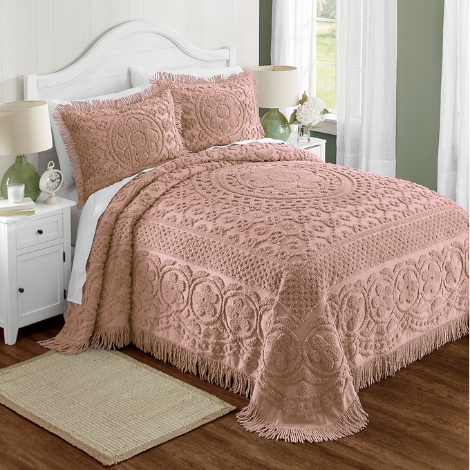 Emily Chenille Bedspread, , large
