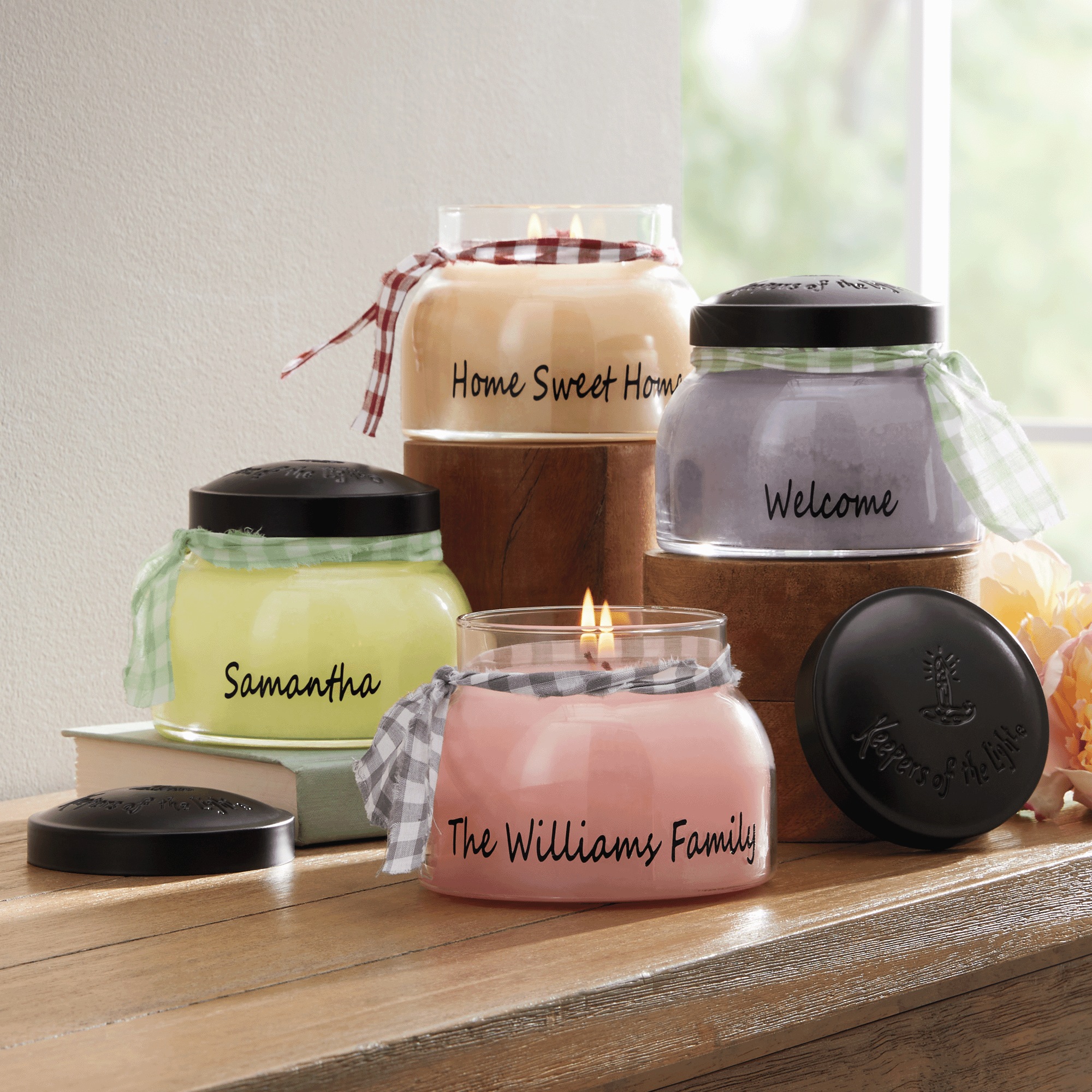 Scented Farmhouse Jar Candle, , large