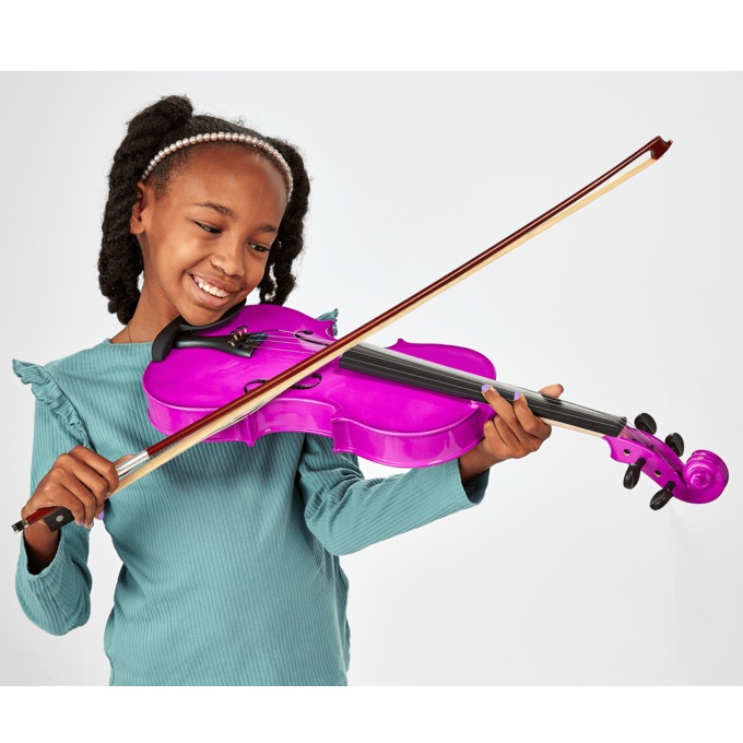 Purple violin on sale