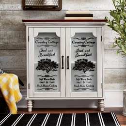 Country Cottage Storage Display Cabinet, , large