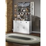 Miller Shaker-Style Sideboard Buffet Cabinet, White, large