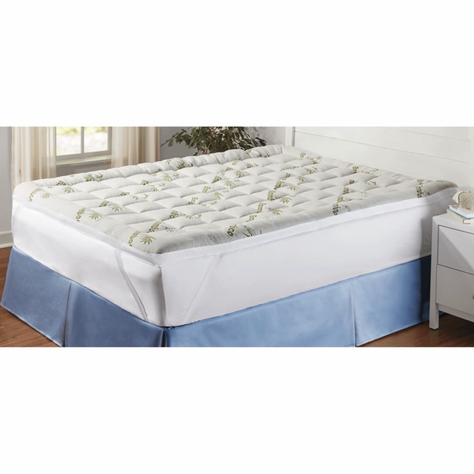 Rayon Knit Mattress Topper, , large