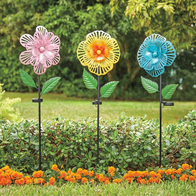 Solar Flower Stake