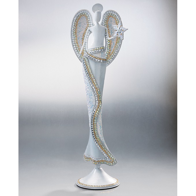 Glam Metal Angel Sculpture, , large