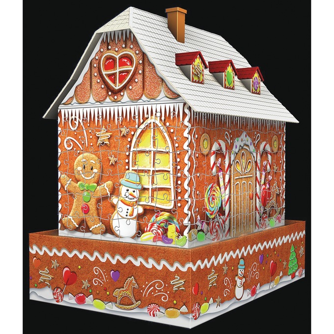 Gingerbread 3-D Puzzle, , large