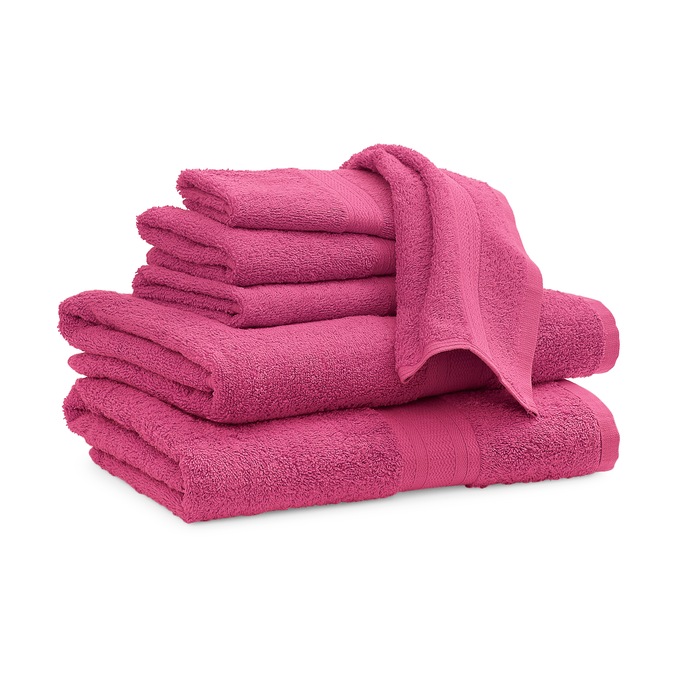 Color Connection® 6-Piece Cotton Towel Set, , large