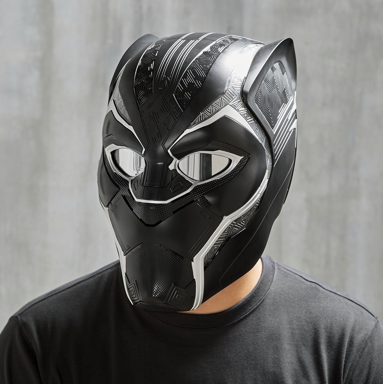 black panther helmet hasbro