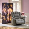 Shell Tufted Swivel Rocking Recliner, , large