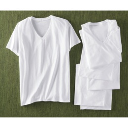Hanes 6-Pack V-Neck T-Shirt, , large
