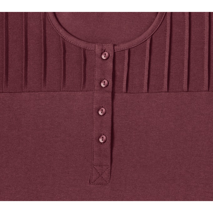 Easy Essentials&trade; Long-Sleeve Pintuck Top, , large