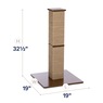 Gemini Tall Square Scratching Post, , large