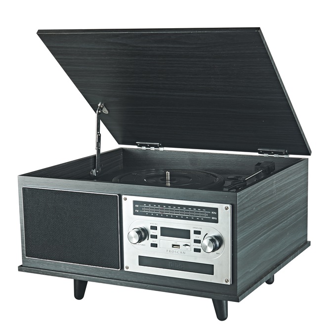 Proscan Nostalgia 7-in-1 Music System with Bluetooth, , large