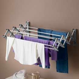 Wall-Mount Collapsible Drying Rack, , large