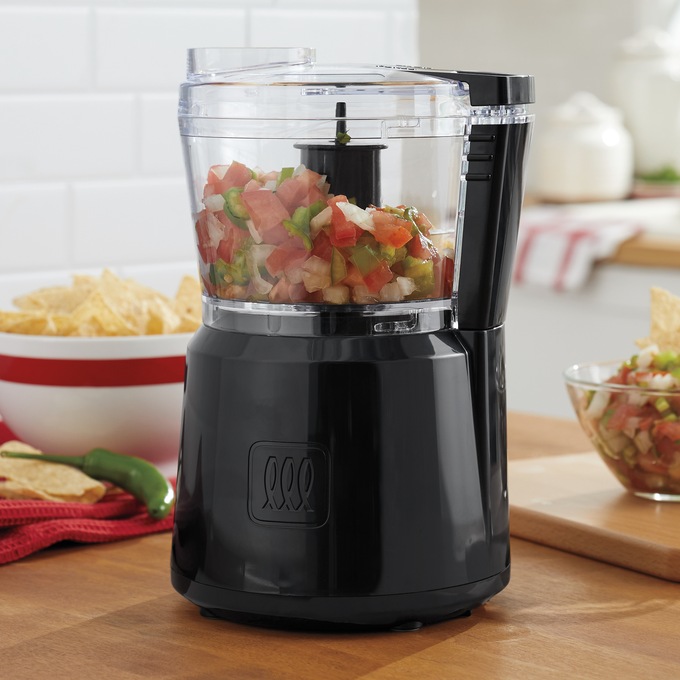 Black & Decker One-Touch 3 Cup Capacity Black Chopper - Bed Bath