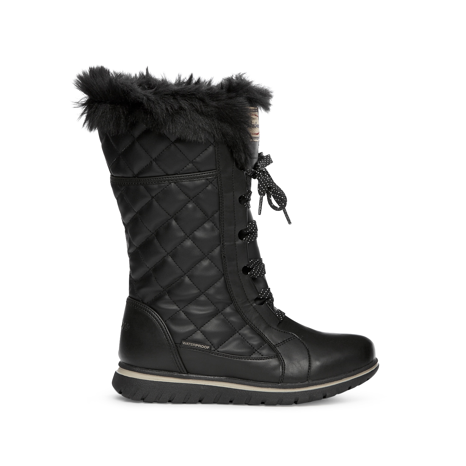 skechers women's tall quilted boot