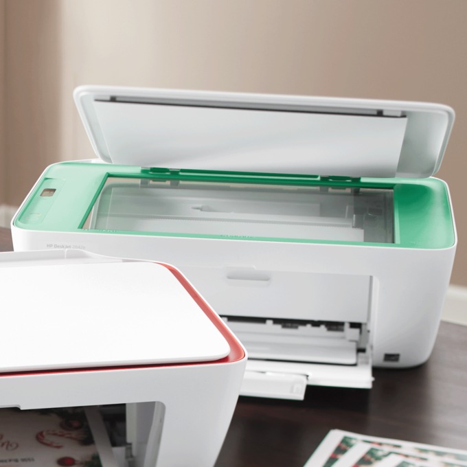 HP Deskjet 2842E All-in-One Printer, Green White, large